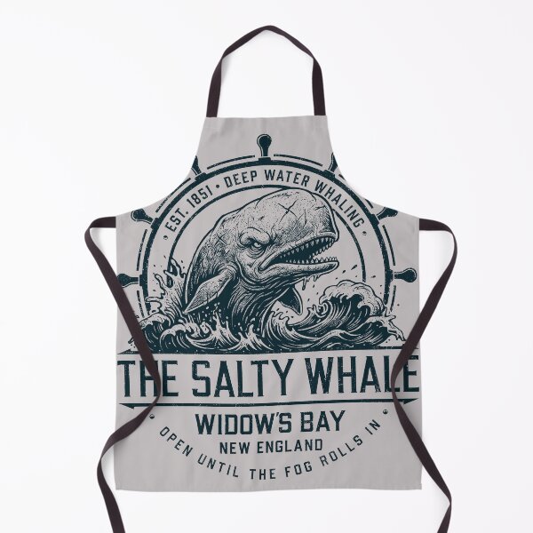 Item preview, The Salty Whale of Widow's Bay Vintage Whaling Nautical Seafood Restaurant Bar Pub Lts designed and sold by Alema Art.