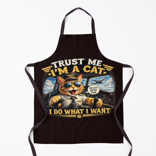 Item preview, Trust Me, I'm a Cat Pilot – Funny Cat Airplane Graphic T-Shirt designed and sold by Wonza22yara.
