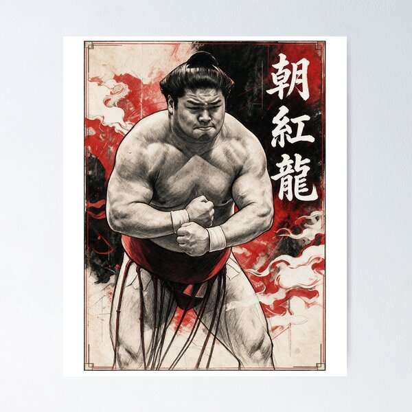 Item preview, Asakoryu Sumo Portrait Art designed and sold by Bizu Digitalart.