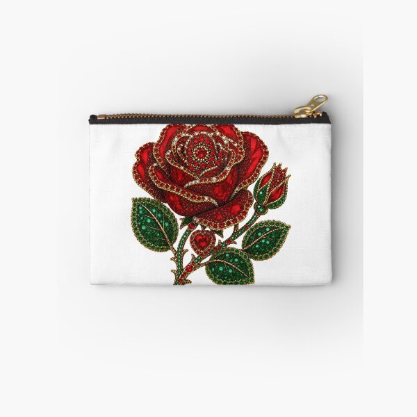Item preview, CRYSTAL RED ROSE JEWEL designed and sold by wordspixies.