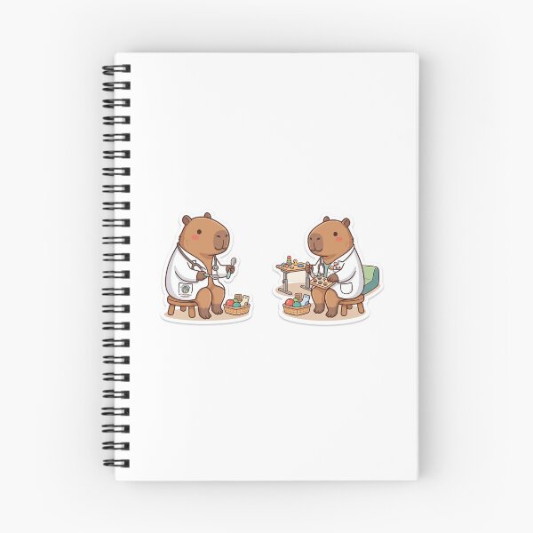 Item preview, Occupational Therapist Capybara Sticker - Cute Medical & Therapy Art designed and sold by palette fox.