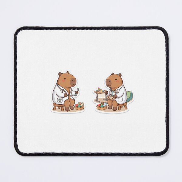 Item preview, Occupational Therapist Capybara Sticker - Cute Medical & Therapy Art designed and sold by palette fox.
