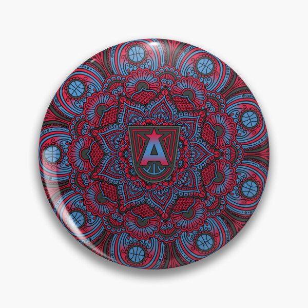 Item preview, Atlanta Dream logo basketball mandala designed and sold by Lizettesotelo.