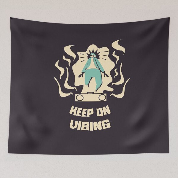 Item preview, Keep on Vibing Minimalist Music Lover Illustration designed and sold by beboplab.