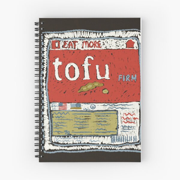 Item preview, tofu drawing kitchen art oil pastel designed and sold by KitschByKate.