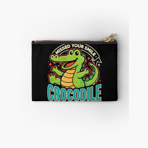 Item preview, Missed Your Smile Crocodile designed and sold by InkRebelia.