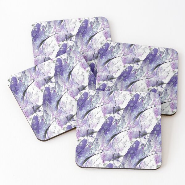 Item preview, Grunge Autumn Leaves in Purple designed and sold by Artistestella.