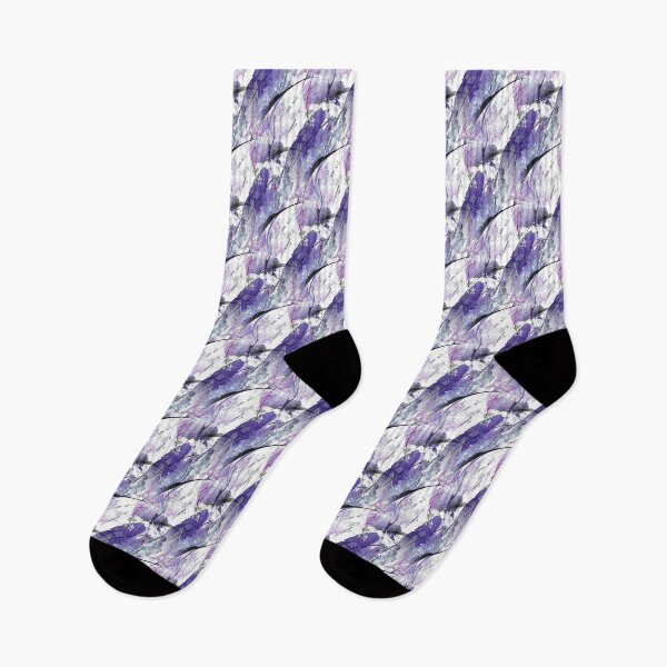 Item preview, Grunge Autumn Leaves in Purple designed and sold by Artistestella.