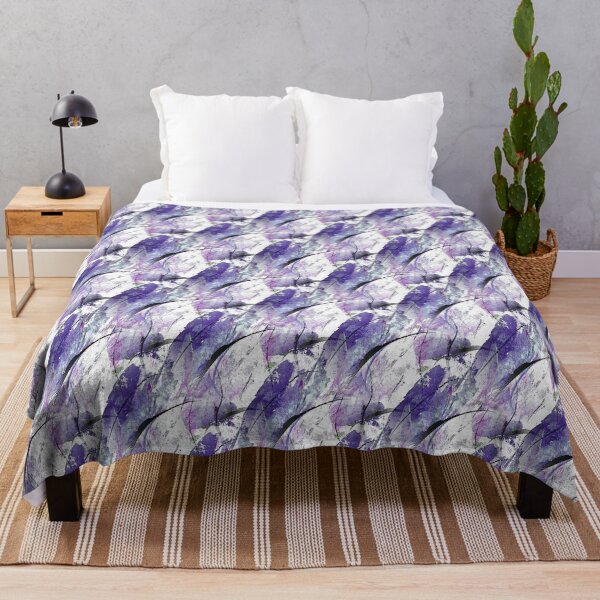 Item preview, Grunge Autumn Leaves in Purple designed and sold by Artistestella.