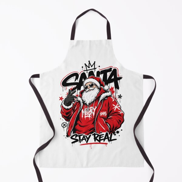 Item preview, Vintage Graffiti Santa Slay Real Xmas Design, Urban Hip Hop Santa Claus Design designed and sold by Clean Print Goods.