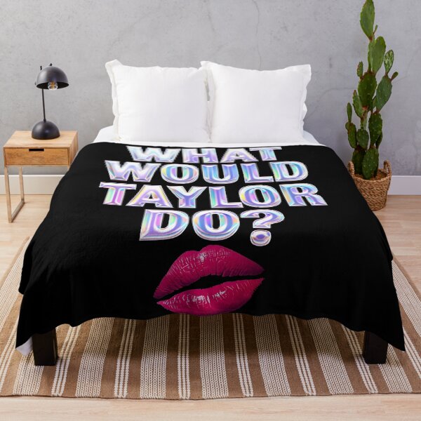 Item preview, What Would Taylor Do - Retro Holographic 3D Typography Art designed and sold by A-M-G-Shop.