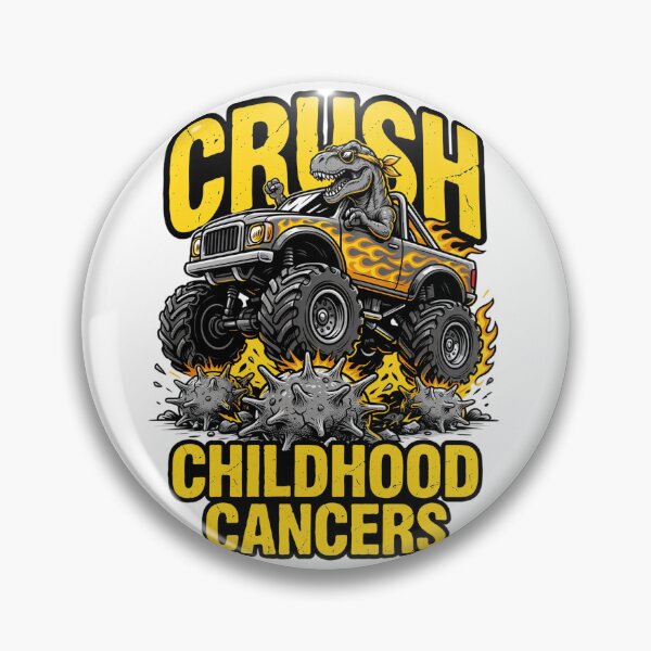 Item preview, Crush Childhood Cancer Tee v2 designed and sold by DarylWelsh2024.
