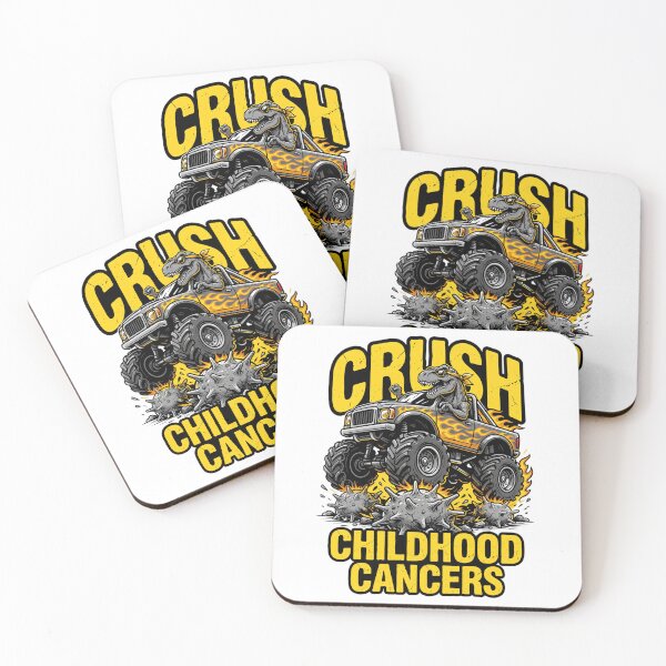 Item preview, Crush Childhood Cancer Tee v2 designed and sold by DarylWelsh2024.