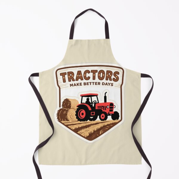 Item preview, TRACTORS MAKE BETTER DAYS – Pickup Beside Hay Bales Farming Design designed and sold by tarkone.