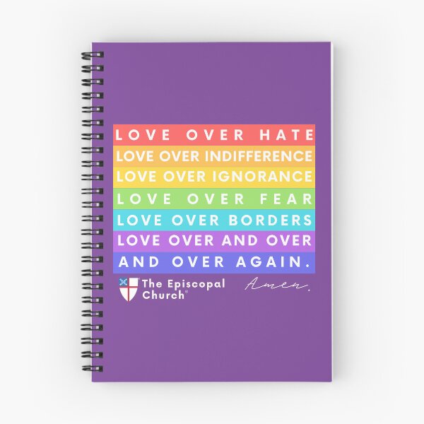 Item preview, Love Over Hate - The Episcopal Church™ designed and sold by Canterbury Episcopal Campus Ministry at Texas Tech University .
