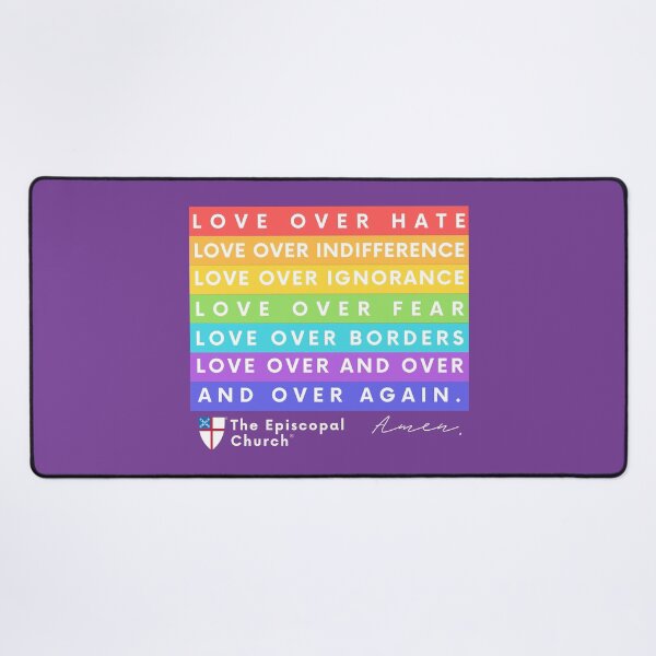 Item preview, Love Over Hate - The Episcopal Church™ designed and sold by Canterbury Episcopal Campus Ministry at Texas Tech University .