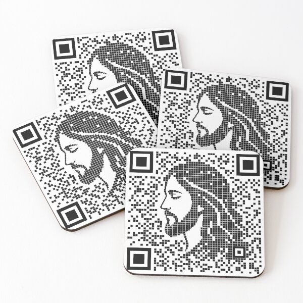 Artikelvorschau, QR-Code Jesus 3 entworfen und verkauft von Warih.