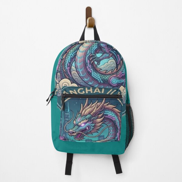 Item preview, Cyberpunk Chinese Dragon – Neo Shanghai Emblem designed and sold by Surviving Monday Club.