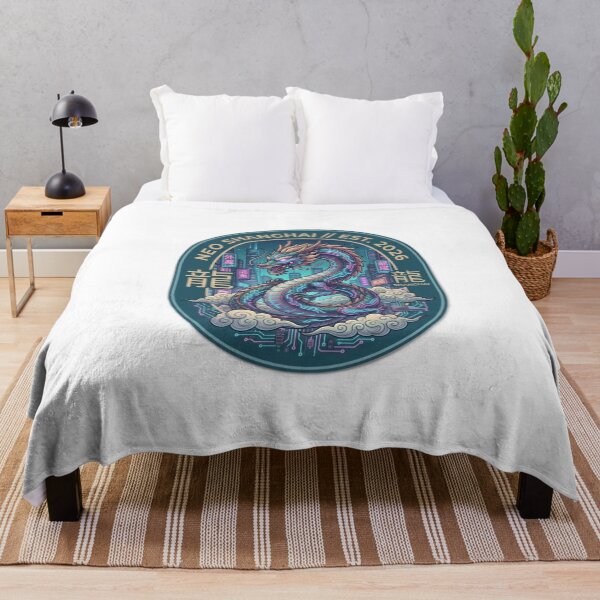 Item preview, Cyberpunk Chinese Dragon – Neo Shanghai Emblem designed and sold by Visual Chillout by GP .