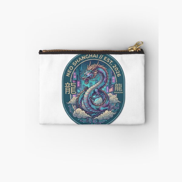 Item preview, Cyberpunk Chinese Dragon – Neo Shanghai Emblem designed and sold by Surviving Monday Club.