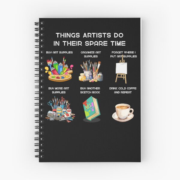 Item preview, Things artists do in their spare time designed and sold by Linda Finstad.