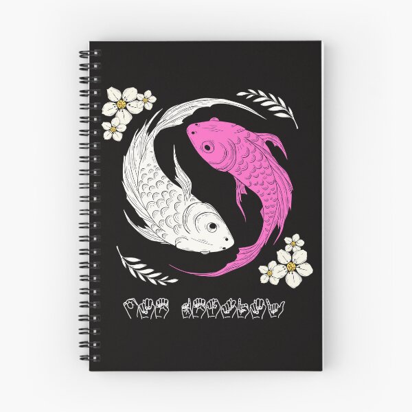 Item preview, Good Energy ASL Fingerspelling | Yin Yang Koi Fish Tattoo Streetwear designed and sold by ASL SIGNPRO CLEARSIGNS.