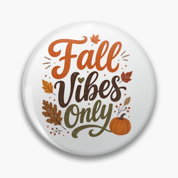 Item preview, Fall Vibes Only Pumpkin Season Leaves Typographic designed and sold by ElcastDesigns.