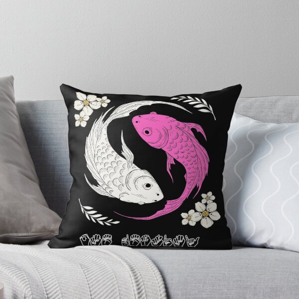 Item preview, Good Energy ASL Fingerspelling | Yin Yang Koi Fish Tattoo Streetwear designed and sold by ASL SIGNPRO CLEARSIGNS.