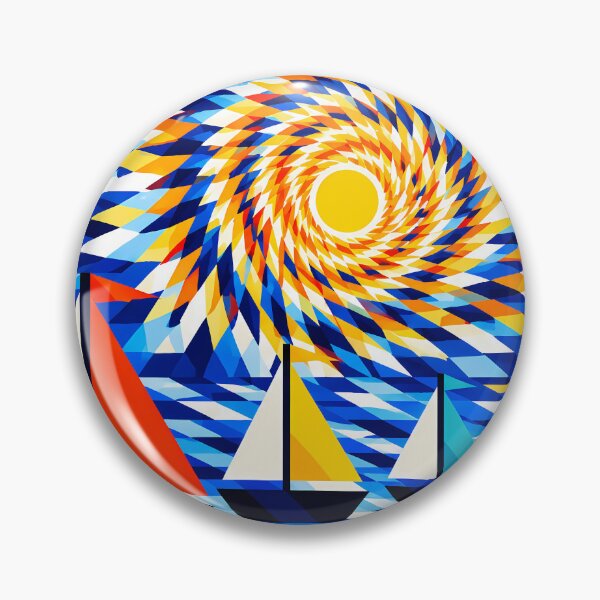 Item preview, Five Sailing Boats Abstract designed and sold by GooGoblin.