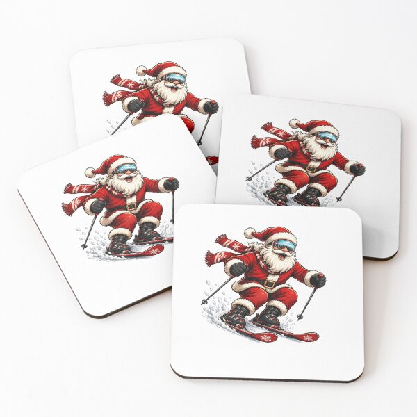 Artikelvorschau, Santa snowboard christmas entworfen und verkauft von DailyQuestPrint.