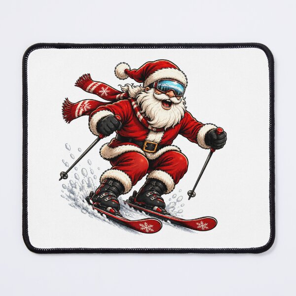 Item preview, Santa snowboard Christmas designed and sold by DailyQuestPrint.