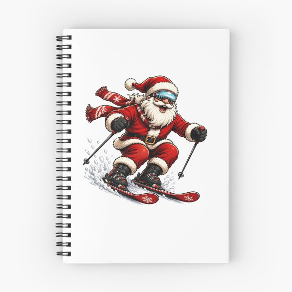 Item preview, Santa snowboard Christmas designed and sold by DailyQuestPrint.