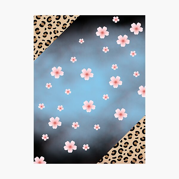 Item preview, Wild Cheetah Cherry Blossoms  designed and sold by MariahDaGoatedPrincess.