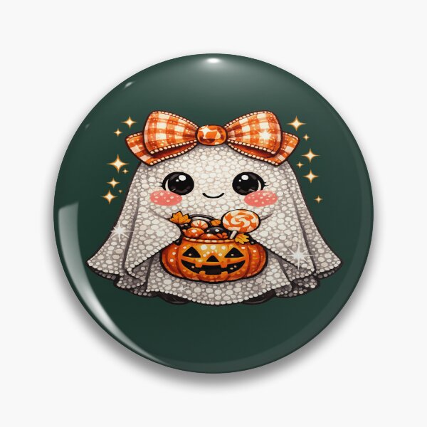 Item preview, Gingham Bow Ghost for Halloween Lovers designed and sold by POD DYNASTY | Original Print On Demand T-Shirt Graphics.