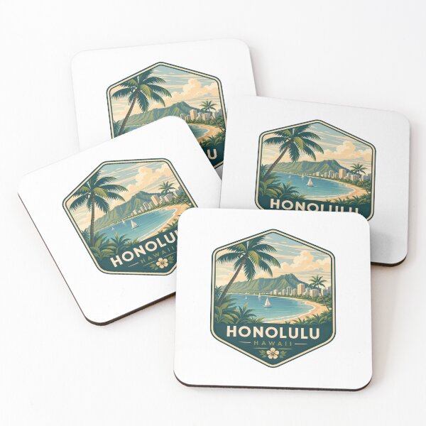 Item preview, Honolulu Hawaii Travel Nature Landscape designed and sold by FrontierCosmic.