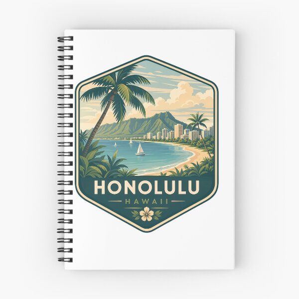 Item preview, Honolulu Hawaii Travel Nature Landscape designed and sold by FrontierCosmic.