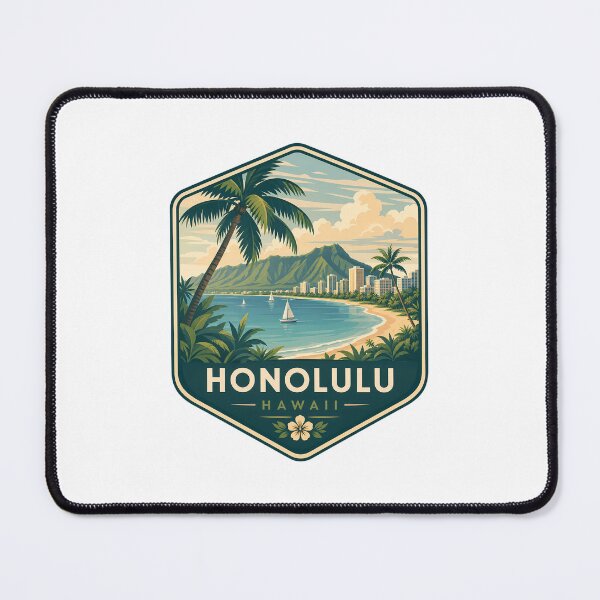 Item preview, Honolulu Hawaii Travel Nature Landscape designed and sold by FrontierCosmic.