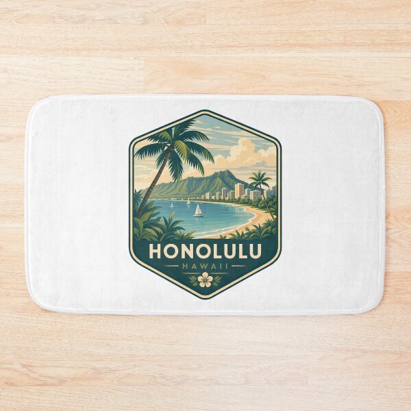 Item preview, Honolulu Hawaii Travel Nature Landscape designed and sold by FrontierCosmic.