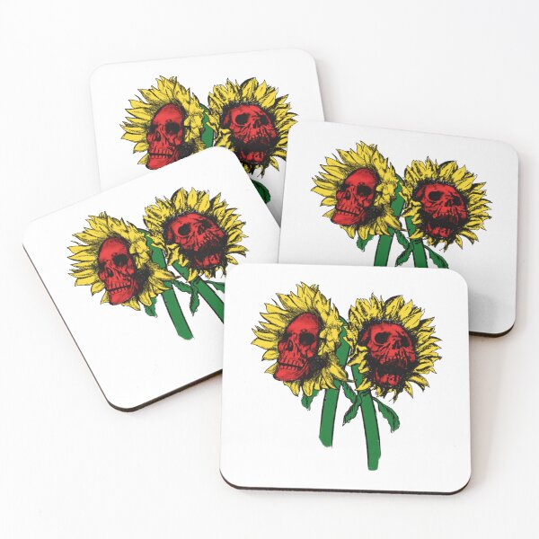 Item preview, dead sunflowers - skulls in bloom design designed and sold by betasine.