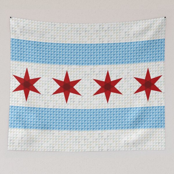 Item preview, Chicago Flag designed and sold by fimbisdesigns.