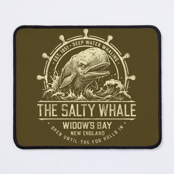 Item preview, The Salty Whale of Widow's Bay Vintage Whaling Nautical Seafood Restaurant Bar Pub Dks designed and sold by Alema Art.