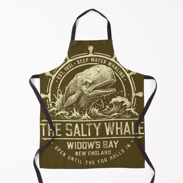 Item preview, The Salty Whale of Widow's Bay Vintage Whaling Nautical Seafood Restaurant Bar Pub Dks designed and sold by Alema Art.