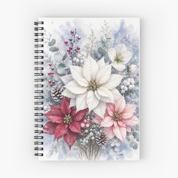 Item preview, December Winter Floral Art designed and sold by tmoca.