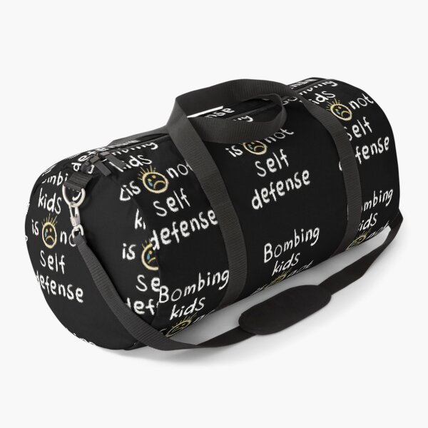 Item preview, Bombing Kids Is Not Self Defense - Chalk - Anti-War, Kids Art, Sad Face - Human Rights Activist - Free Palestine Protest designed and sold by Forbidden Merch.
