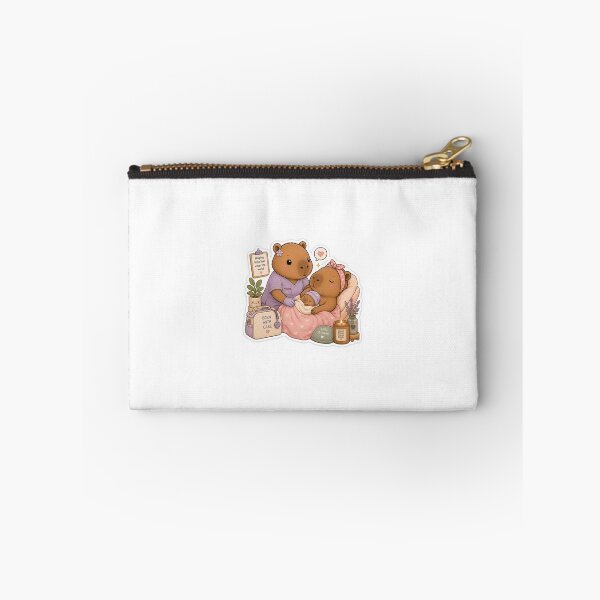 Item preview, Cute Midwife Capybara Sticker | Kawaii Birth Worker Capybara designed and sold by palette fox.
