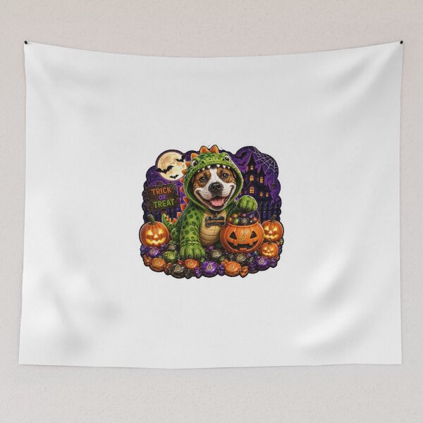 Item preview, Snappyzaurus Halloween Stickers | Cute Dinosaur Dog Trick or Treat designed and sold by Collins Design.