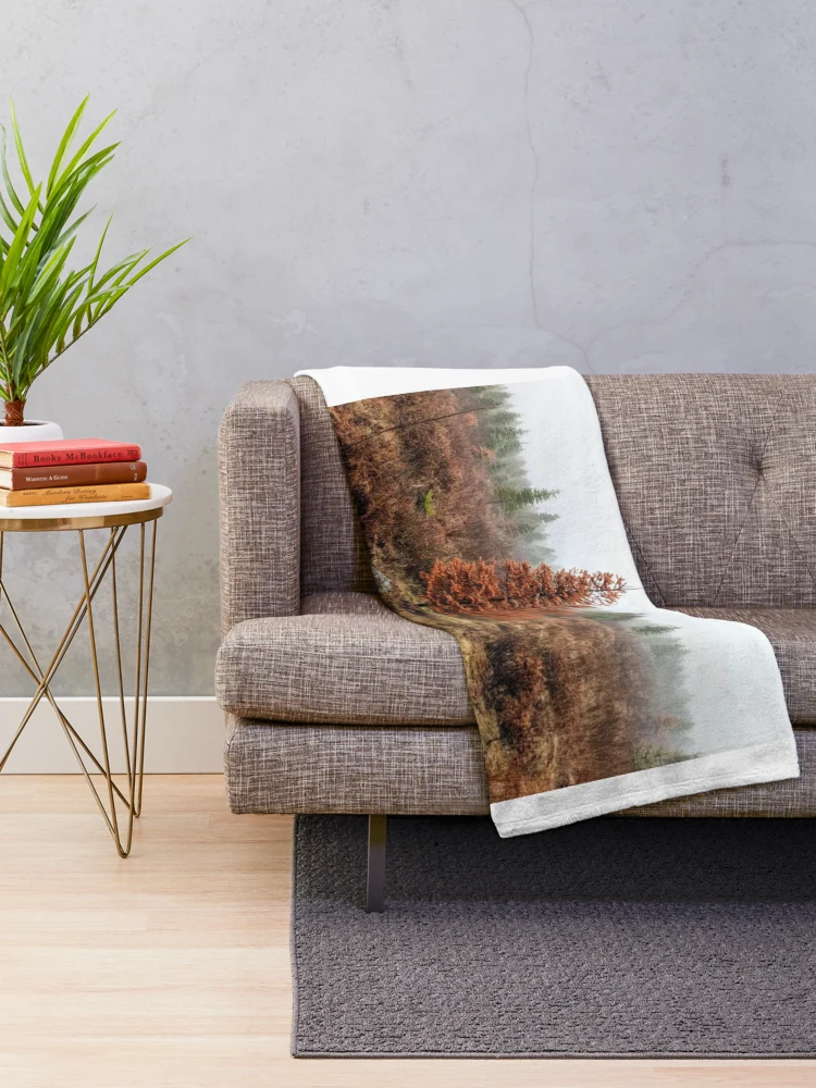 Thumbnail 2 of 6, Throw Blanket, Spring Tree designed and sold by Stéphane Richard.