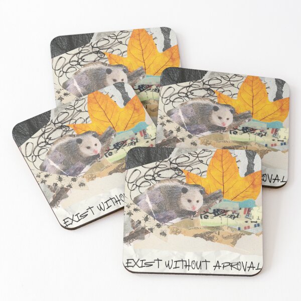 Item preview, Opposum Exist Without Approval Print designed and sold by jacquelinebootsieblue.