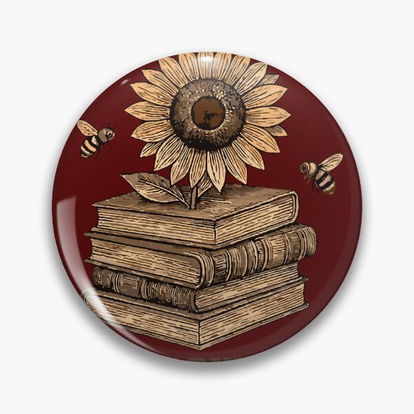 Item preview, Bloom and Thrive Roots Run Deep - Vintage Bee Sunflower Art designed and sold by artscreat.