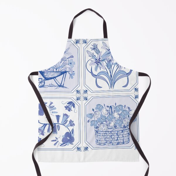 Item preview, Blue Botanical Toile Floral Pattern designed and sold by The Pattern Mill.